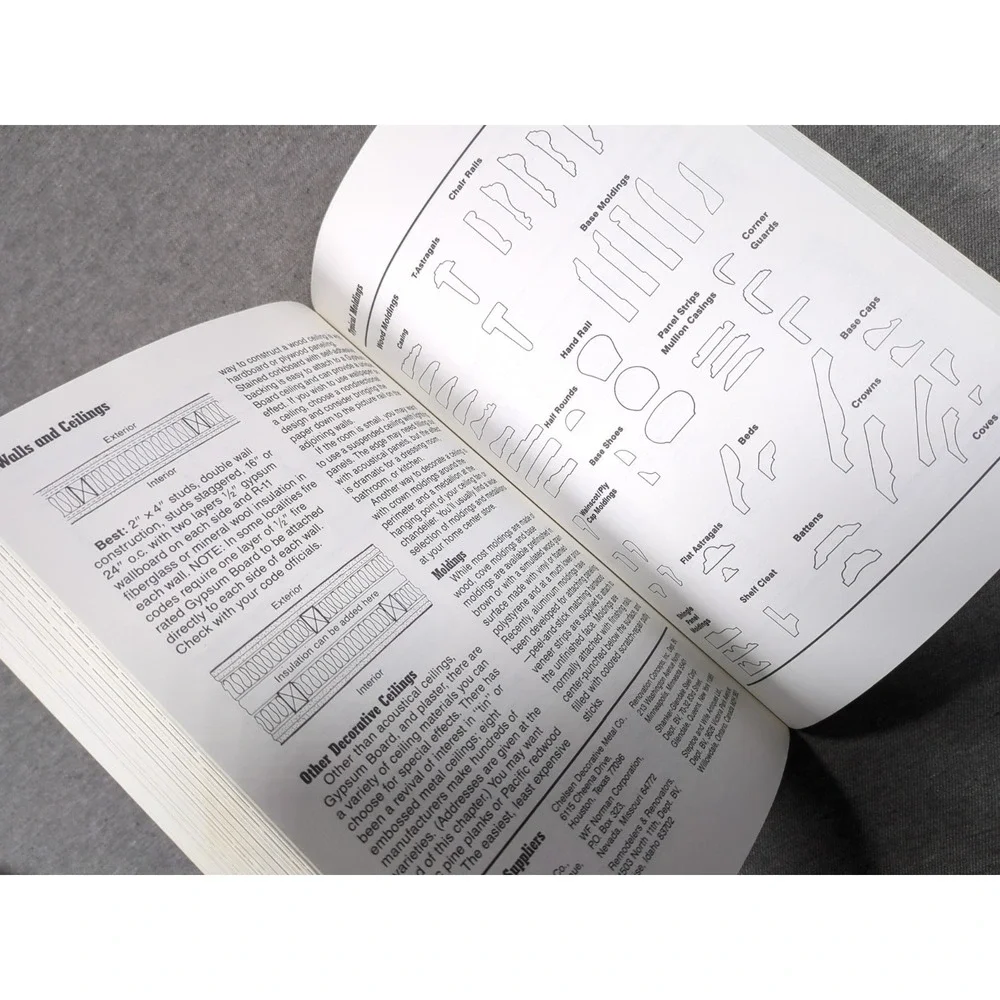 1986 This Old‎ House Guide to Building & Remodeling Materials Bob Vila Trade PB